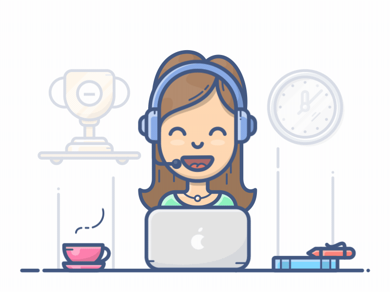 Blue Diamond Bank customer support illustration